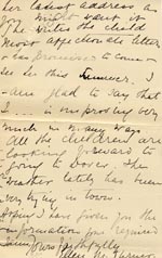 Image of Case 4664 3. Letter from St Hilda's Orphanage 18 August 1900
 page 3