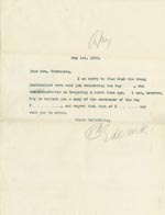 Image of Case 4751 10. Copy of letter from Edward Rudolf to Mrs Stevenson  1 May 1899
 page 1