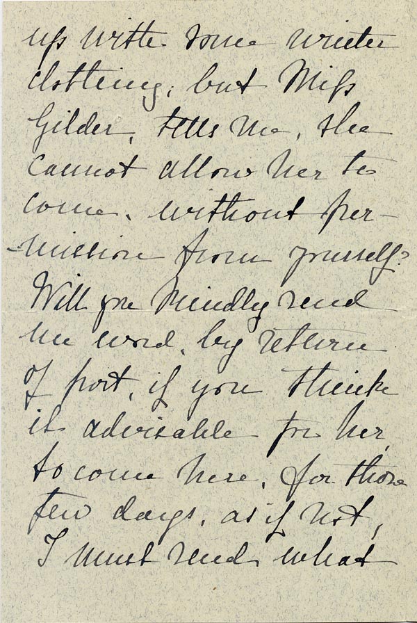 Large size image of Case 5008 14. Letter from Miss C. 4 October 1898
 page 2