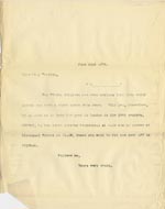 Image of Case 5008 16. Letter from Miss Woolley, Mildenhall Home to Miss Hall Hall 22 June 1899
 page 1