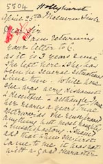 Image of Case 5505 9. Letter from a former employer of C c. 25 April 1906
 page 1