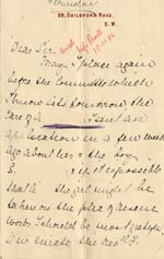 Image of Case 5627 2. Letter from Miss Powell  c. 17 November 1896
 page 1