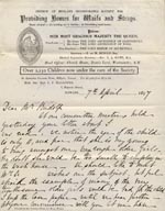 Image of Case 5959 3. Letter from St Barnabas Home, Newark  7 April 1897
 page 1
