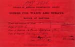 Image of Case 5976 3. Notice of Baptism  5 October 1897
 page 1