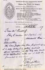 Image of Case 5976 4. Letter from W. Beresford Peirse  16 October 1897
 page 1