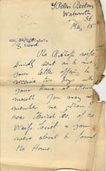 Image of Case 5977 2. Letter from Revd H.  15 May 1897
 page 1