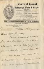 Image of Case 5977 6. Letter from Rear Admiral Castle of the Talbot Home 8 September 1903
 page 1