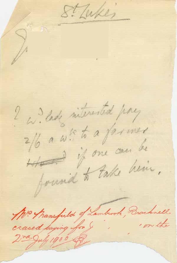 Large size image of Case 6001 28. Query about maintenance payments for J.  [February 1908]
 page 1