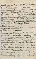 Image of Case 6001 8. Letter from the Tunbridge Wells Home about removing J.  1 April 1906
 page 2