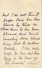 Image of Case 6001 9. Letter from the St Luke's Home about J's poor physical condition  2 May 1906
 page 3