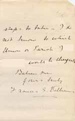 Image of Case 6001 21. Letter from Miss Williams to Revd Edward Rudolf enclosing the above letter  1 January 1908
 page 2