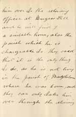 Image of Case 6001 25. Letter from J's aunt to Miss Williams suggesting the boy be helped by the Poor Law Guardians  12 February 1908
 page 2
