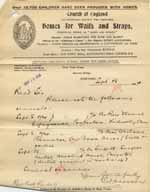 Image of Case 6001 56. Notice of J's removal to a farm in Kidwelly, Wales  18 September 1914
 page 1