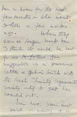 Image of Case 6024 18. Letter from Mrs B. saying that A. had gone to stay with relations in Southall  24 August 1941
 page 2