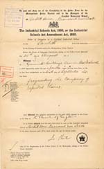 Image of Case 6070 1. Order of detention in an Industrial  School  25 August 1897
 page 1