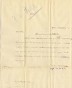 Image of Case 6213 6. Copy letter from Revd E. Rudolf  29 November 1901
 page 1