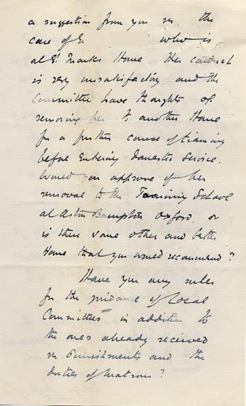Large size image of Case 6334 3. Letter about E's unsatisfactory conduct  25 February 1903
 page 2