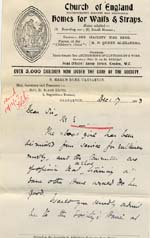 Image of Case 6334 5. Letter about E's dismissal from service  17 December 1903
 page 1