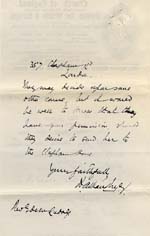 Image of Case 6334 5. Letter about E's dismissal from service  17 December 1903
 page 2
