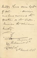 Image of Case 6380 2. Doctor's certificate  2 March 1898
 page 1