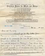 Image of Case 6424 10. Letter from St Olave's Home asking for information about A.  12 February 1902
 page 1