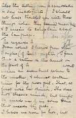 Image of Case 6424 15. Letter from Miss Snowden saying that if A. went to live with her aunt she would eventually return to her mother and face (quote)almost certain ruin(unquote)  14 August 1902
 page 3