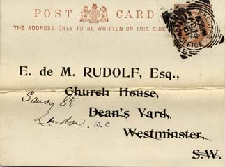 Large size image of Case 6428 8. Notice of discharge from Tattenhall Home  8 August 1901
 page 1