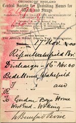Image of Case 6458 3. Notice of Discharge  17 November 1900
 page 2