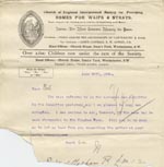 Image of Case 6537 4. Letter about the Clapham Fund  28 June 1898
 page 1