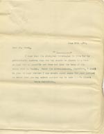 Image of Case 6537 9. Copy letter from Revd Edward Rudolf withdrawing one of the above five boys as the clergyman who was helping him did not wish him to go to London  28 June 1900
 page 1