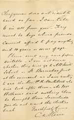 Image of Case 6537 10. Letter from Mr C.A. Stein acknowledging the arrival of the new boys and offering to take more  29 June 1900
 page 2