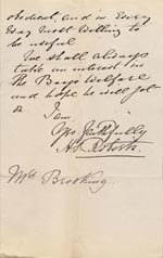 Image of Case 6537 15. Letter from the Frome Home giving H. a satisfactory reference  6 July 1900
 page 2