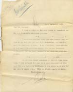 Image of Case 8455 9. Copy letter to Bersted Home concerning J's removal  25 September 1902
 page 1
