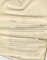 Image of Case 8587 28. Copy letter to Miss B. asking her to arrange for E. to begin her apprenticeship  22 March 1910
 page 1