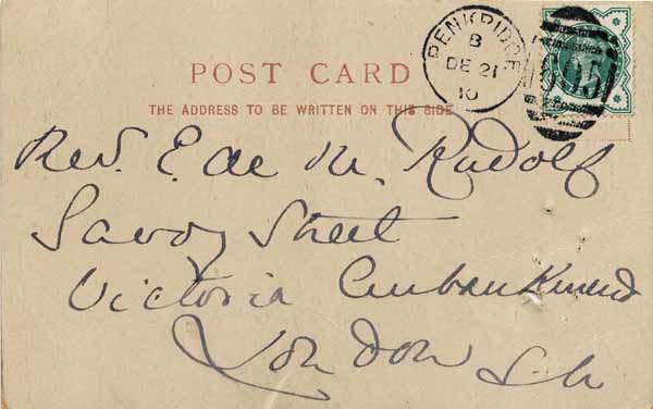 Large size image of Case 8625 7. Notice of admission to Penkndge Home  19 December 1901
 page 1