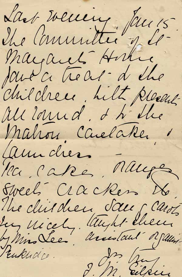 Large size image of Case 8625 9. Notice that E. had gone to another situation as a between maid  22 January 1908
 page 2