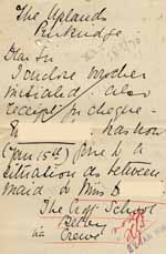 Image of Case 8625 9. Notice that E. had gone to another situation as a between maid  22 January 1908
 page 1