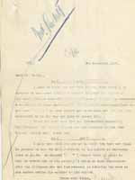 Image of Case 8645 19. Copy letter from Revd Edward Rudolf to Mr Powell of St Benet's Home arranging to meet him to discuss H.  9 November 1907
 page 1