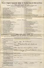 Image of Case 8723 1. Application to Waifs and Strays' Society  14 November 1901
 page 1