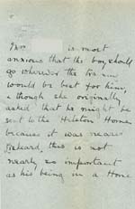 Image of Case 8723 12.  Letter from Miss Foster passing on the news that W. would do better under the control of a master  24 August 1902
 page 2
