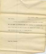 Image of Case 8723 13. Copy letter to Miss Foster  25 August 1902
 page 1