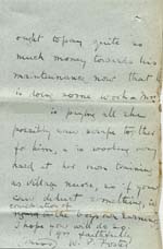 Image of Case 8723 18. Letter from Miss Foster concerning maintenance  4 November 1902
 page 2