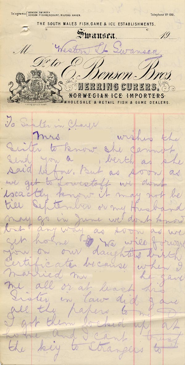 Large size image of Case 8790 6. Letter from A's parents  nd
 page 1