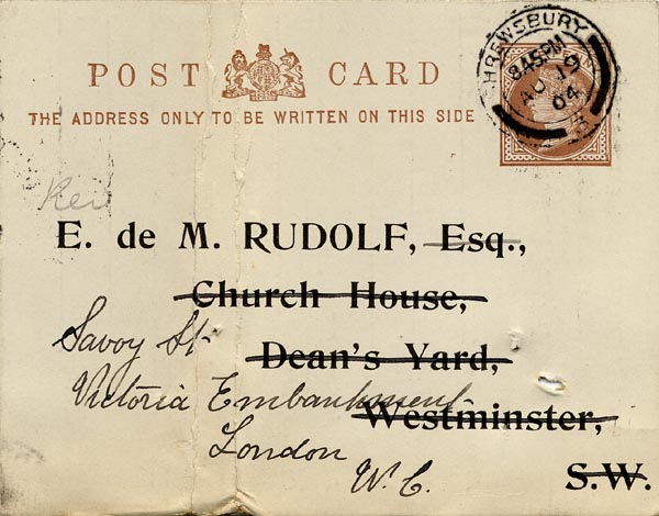 Large size image of Case 8790 11. Notice of discharge  19 August 1904
 page 1