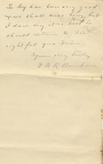 Image of Case 9045 3. Letter from the All Saints Home about G. leaving and returning to his mother's care  3 January 1903
 page 2