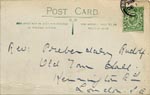 Image of Case 9059 6. Card from the Holy Cross Home confirming that E. left the Home in November and was engaged permanently a month later  17 December 1912
 page 1