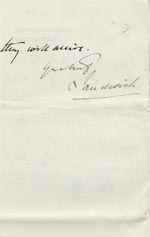 Image of Case 9146 6. Letter from the Earl of Sandwich about the arrangements for receiving the boys from Cambridge  15 July 1905
 page 2