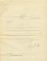 Image of Case 9146 11. Copy letter acknowledging the letter from the Burton-upon-Trent Union  15 August 1905
 page 1