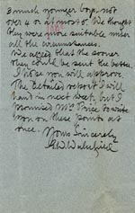 Image of Case 9288 10. Letter from Mr Wakefield mentioning his decision to allow G's mother to remove her son from the Knebworth Home  28 April 1904
 page 2