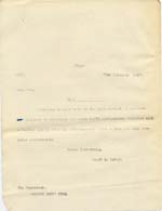 Image of Case 9308 18. Copy letter from Revd Edward Rudolf to the Gordon Boys Home giving them the information from the St Giles Home  21 February 1910
 page 1